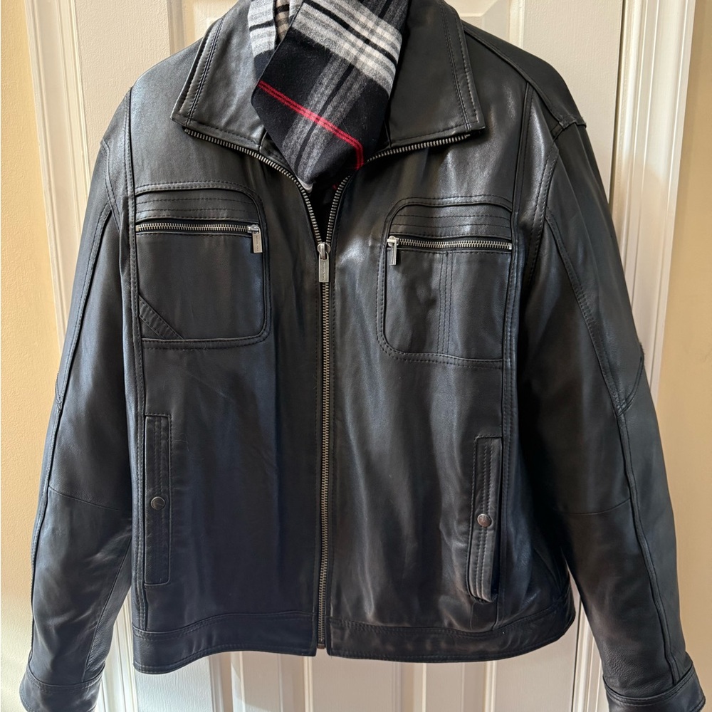 Michael Kors Black Leather Jacket